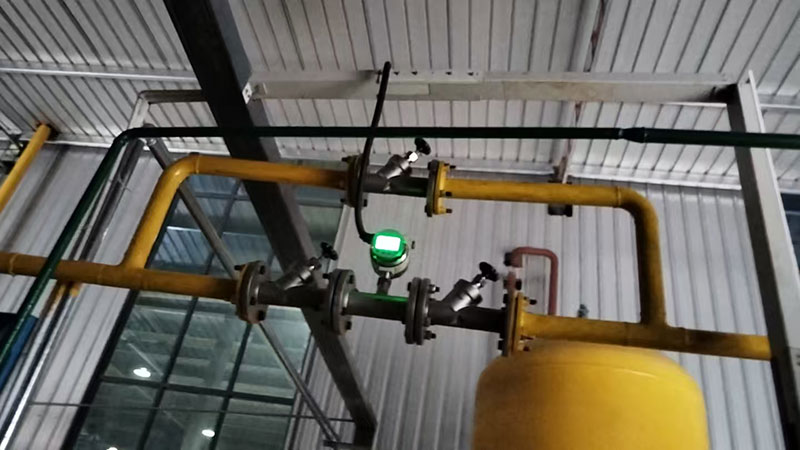 thermal biogas flow meter application