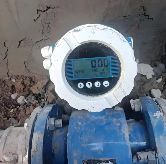 lưu lượng nước biển bằng đồng hồ đo từ seawater flow rate by magnetic meter