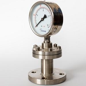 Đồng hồ đo áp suất gắn mặt bích