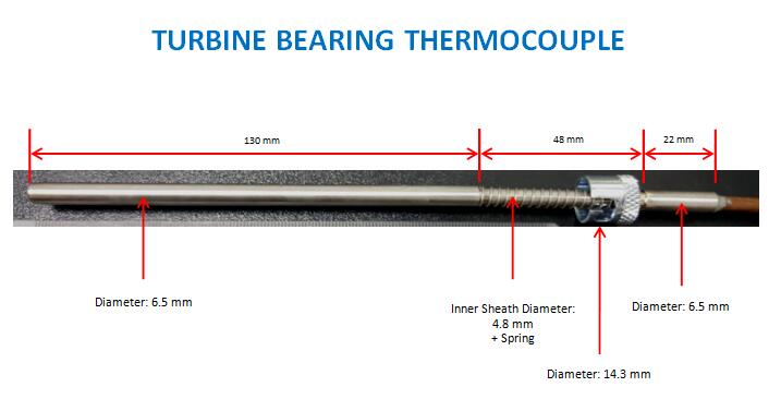 Thermocouple for Turbine Bearing