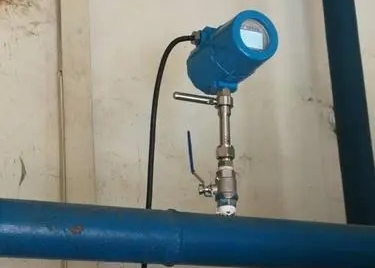 thermal mass flow meter for biogas flow measurement