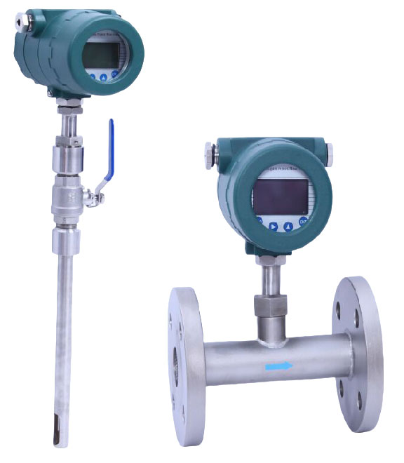 thermal mass flow meter for natural gas