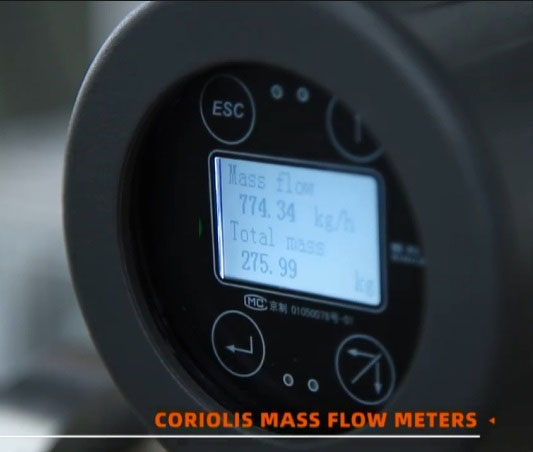 Coriolis flow meter works for molten Sulfur