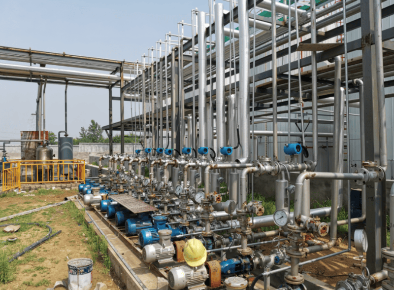 Lưu lượng kế khối lượng Coriolis cho ngành công nghiệp hóa dầu Coriolis mass flow meter for petrochemical industry