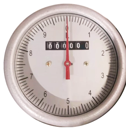 pd flow meter mechancial display