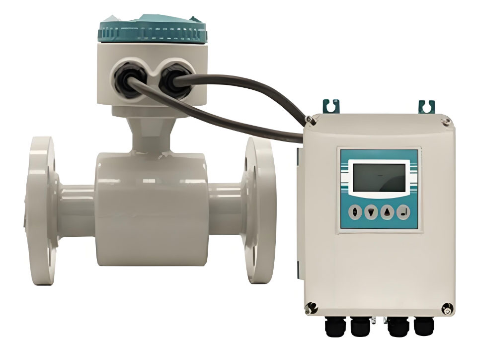 Đồng hồ đo lưu lượng từ tính hiển thị từ xa cho nước mặn Remote display magnetic flow meter for salt water