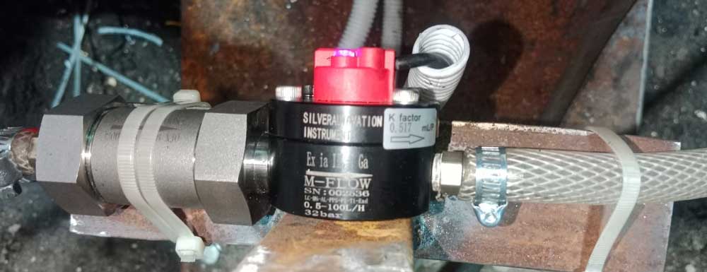 đồng hồ đo nhiên liệu lưu lượng thấp low flow fuel meter