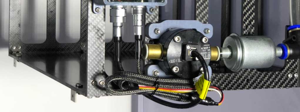 Đồng hồ đo lưu lượng PD nhỏ gọn dùng cho hệ thống nhiên liệu động cơ. Small PD flow meter for engine fuel system