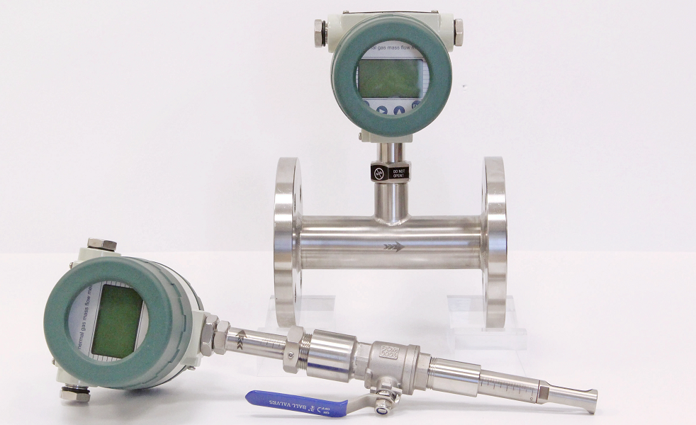 thermal mass flow meter