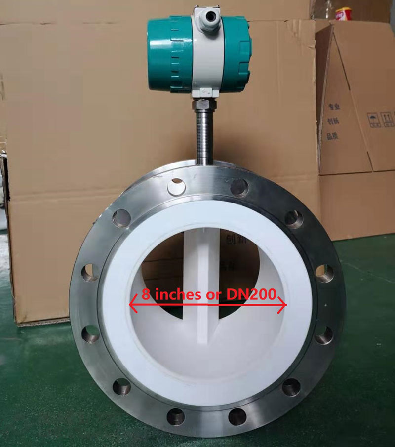 Đồng hồ đo lưu lượng khí nén 8 inch 8 inches compressed air flow meter