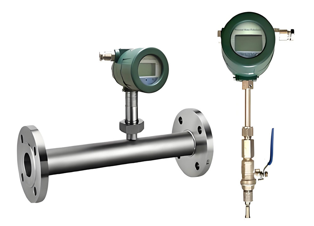 Đồng hồ đo lưu lượng khí nén 8 inch kiểu lắp đặt trực tiếp và chèn thêm - loại khối nhiệt Inline and insertion 8” compressed air flow meter-thermal mass type