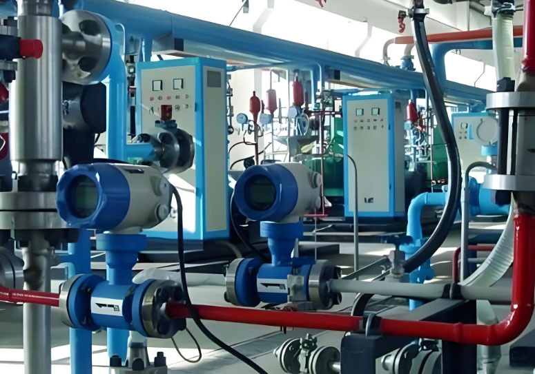 Đồng hồ đo lưu lượng từ tính dùng để đo lưu lượng glycol và nước. Magnetic flow meter for glycol and water measurement